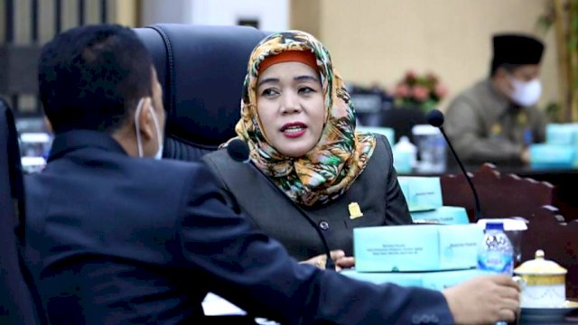 Anggota DPRD Kota Makassar, Nurul Hidayat, Rabu (3/2) | trotoar.id