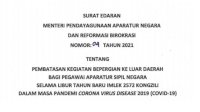 ASN Dilarang Kemana-mana Ketika Masa Libur Imlek