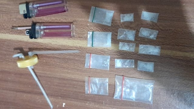 Sabu yang diamakan dari pelaku. | Sapri/trotoar.id
