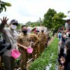 Nurdin Abdullah Petik Stroberi Hasil Budidaya Warga di Desa Bonto Tallasa