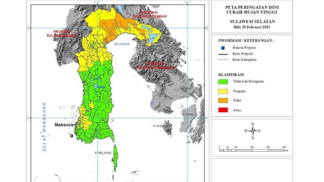 Hari Ini, Status SIAGA Cuaca Ekstrim di Luwu Utara. Waspada di Enam Wilayah Ini
