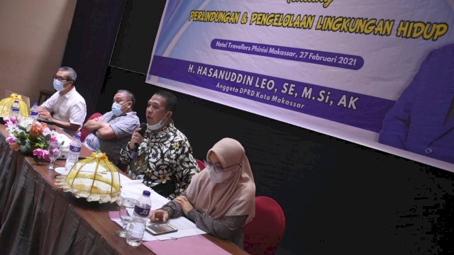 Hasanuddin Leo Sosialisasi Perda PPLH