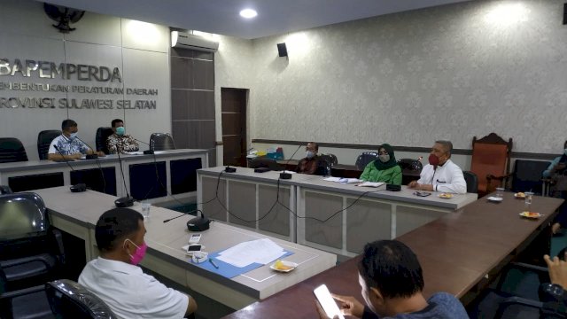 Tim TGUPP bertandang ke Bapemperda DPRD Sulsel 