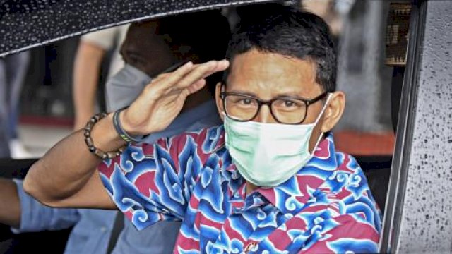 Menteri Pariwisata dan ekonomi Kretif Sandiaga Salahuddin Uno