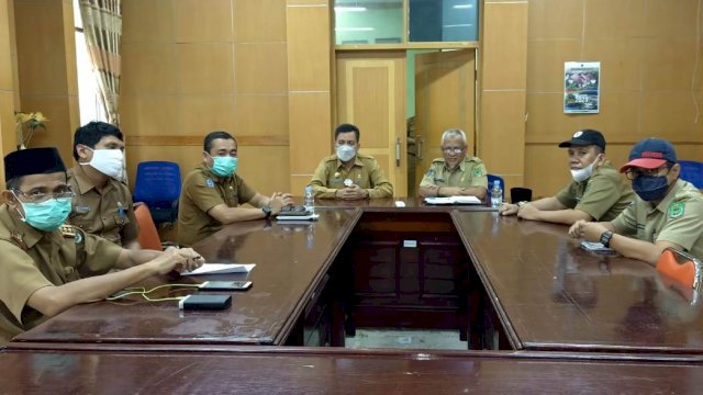 Rapat Koordinasi pemda uwu Utara Bersama Biro Otda Pemprov Sulsel membahas soal proses Pelantikan Bupati dan Wakil Bupati Terpilih hasil Pilkada Serentak 