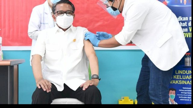 Nurdin Abdullah Berhasil Ikut Vaksin Covid-19 Kedua