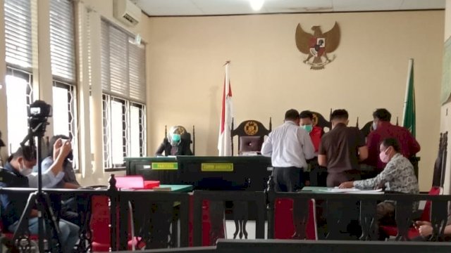 Sidang Prapradilan Petani  PN Watansoppeng, beberapa waktu lalu.