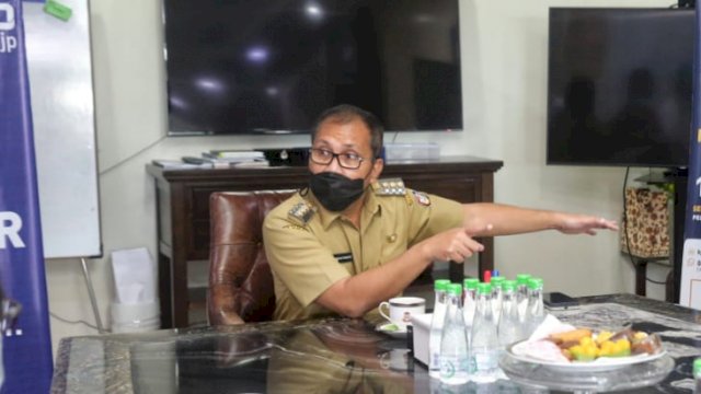 Walikota Makassar, Danny Pomanto, di kediamannya, Senin (8/3).