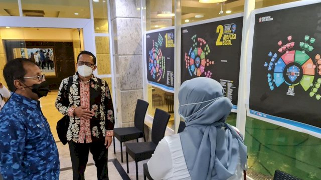 Ketika Kepala BPOM Makassar Hardaningsih bertandang ke kediaman Wali Kota Makassar di Jalan Amirullah, Rabu (10/3/2021).
