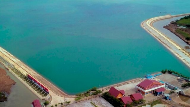 Kolam Regulasi Nipa-nipa di Wilayah Kabupaten Maros, Sulawesi Selatan, (trotoar.id).