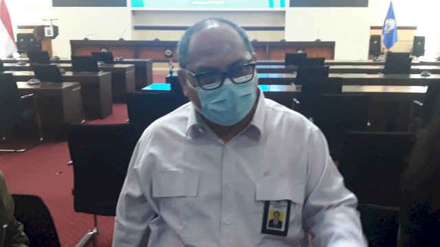 Kepala Balai Besar Pelaksanaan Jalan Nasional Provinsi Sulawesi Selatan, Muhammad Insal U Maha, saat ditemui di Kantor Gubernur Sulsel, Senin, (22/3) [trotoar.id].