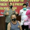 Ratusan Polisi di Sinjai Disuntik