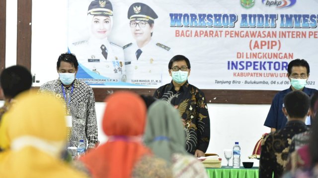 Buka Workshop Audit Investigasi, Suaib Mansur Harap Inspektorat Lahirkan SDM Profesional