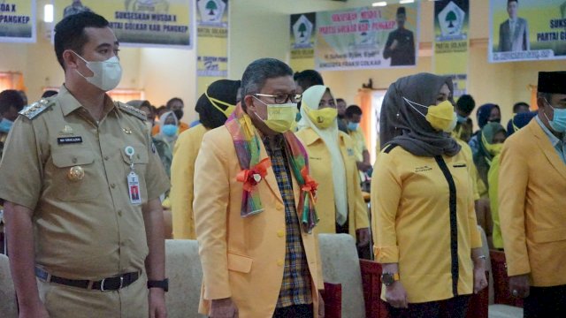 Bupati Pangkep Hadiri Musda Golkar ke X, TP Minta Kader Jadi Mitra Kritis