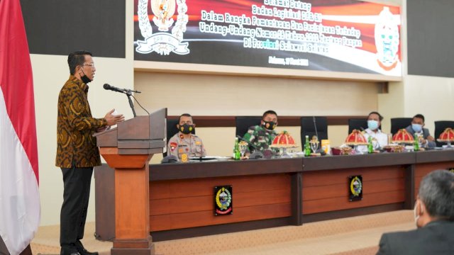 Bertemu Baleg DPR RI, Plt Gubernur Sampaikan Kondisi Pangan Sulsel