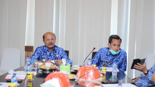 Rapat terbatas yang digelar oleh Pemkab Jeneponto pada Rabu (17/3).