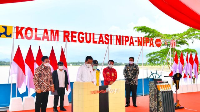 AIA Dampingi Jokowi Resmikan Proyek Infrastruktur di Sulsel