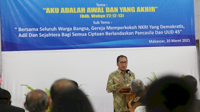 Hadiri Pelantikan PGIW Sulselbara, Danny Pomanto Serukan Pentingnya Menjaga Toleransi Beragama