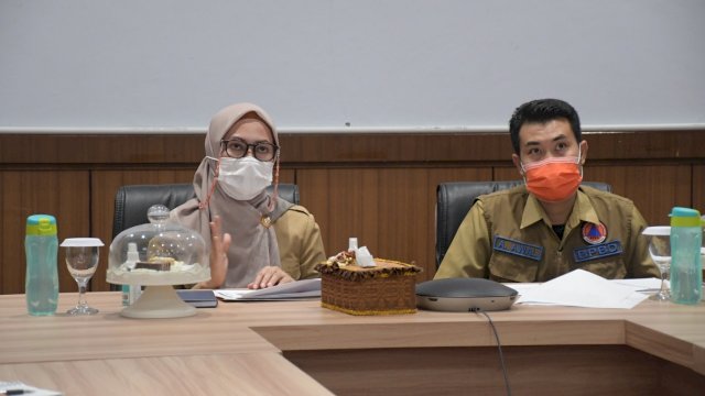 Rapat Monev Rehabilitasi dan Rekonstruksi Bencana Masif, Indah Laporkan Ini ke Doni Monardo