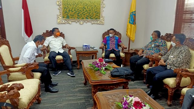 Sukriansyah S. Latief melakukan kunjungan kerja (kunker) ke Bali, Rabu (24/3).