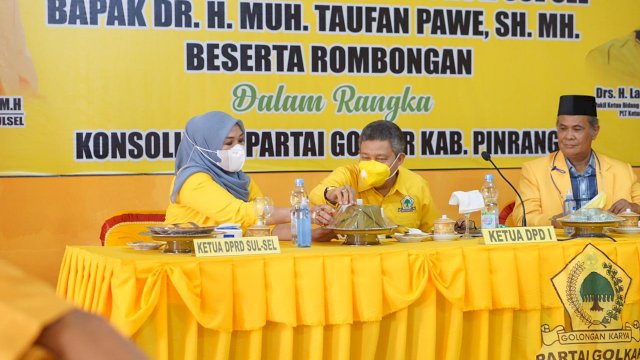 TP Hadiri Konsolidasi Golkar Pinrang