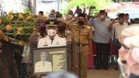 DP Pimpin Upacara Prosesi Pelepasan Jenazah Mantan Wali Kota Makassar