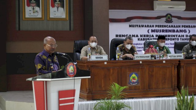 Dalam Musrenbang RKPD Jeneponto, Iksan Iskandar Arahkan Program untuk PemulihanEkonomi