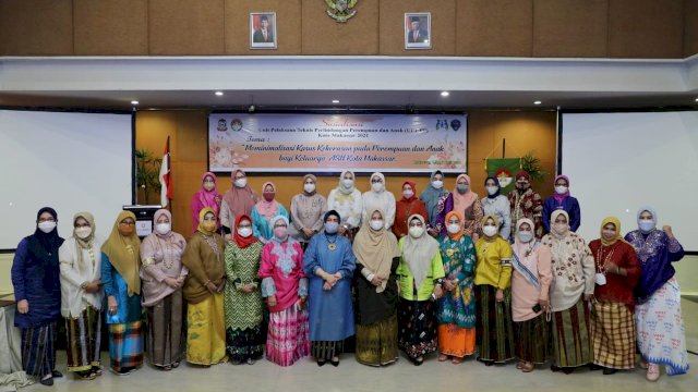 sosialisasi unit pelaksana teknis perlindungan perempuan dan anak (UPT PPA) di Claro Hotel, Kamis (1/04/2021).