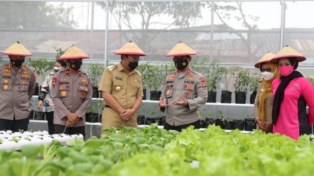Danny bersama Merdisyam Panen Perdana