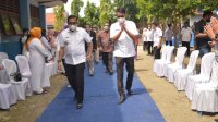 Staf Ahli Gubernur Sulsel bersama ASA Lakukan Peletakan Batu Pertama Masjid Nur Ilham IKA SMPN 1