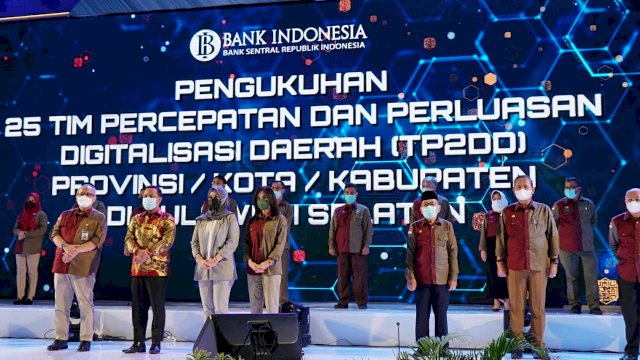 Plt Gubernur Sulsel Kukuhkan Bupati Luwu Sebagai Ketua TP2DD Kabupaten Luwu