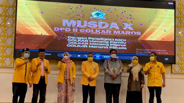 Dibuka TP, Musda Golkar Maros Akan Tetapkan Suhartina Sebagai Ketua