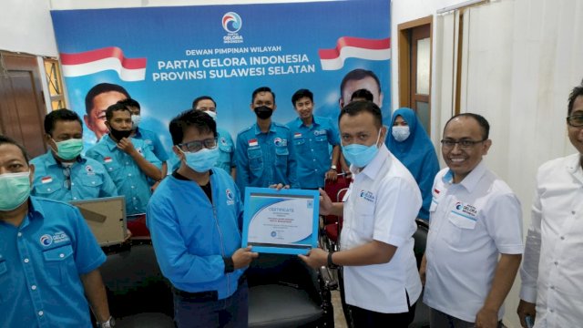 Partai Gelora Makassar Akan Rekrut 5000 orang Anggota Baru