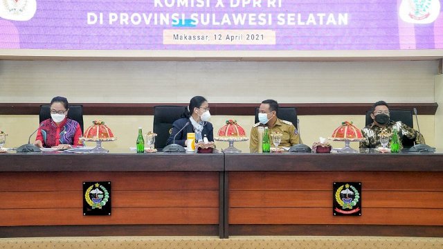 Plt Gubernur Sulsel Terima Rombongan Komisi X DPR RI