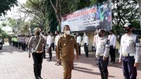 Jelang Ramadhan, Bupati Luwu Pimpin Apel Gelar Pasukan Operasi Keselamatan Tahun 2021