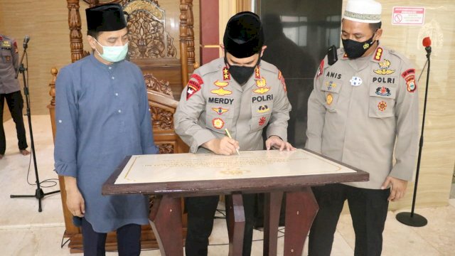 Kapolda Sulsel Sambut 1 SSK Personel Brimob Polda Sulsel BKO Polda Papua