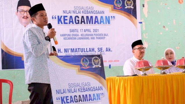 Sosbang di Pangkep, Ulla Mari Pererat Silaturahmi