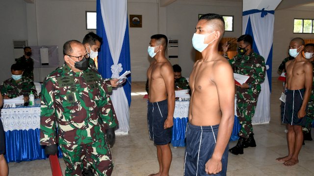 TNI AL Rekrut 250 Calon Bintara dan Tamtama PK TNI AL TA. 2021 Untuk Satdik-2 Makassar
