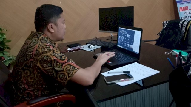 Plt Kadis Kominfo dan Persandian Sinjai, Irwan Suaib. (Al/Trotoar).