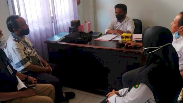 Balai Besar Pengembangan SDM dan Penelitian (BBPSDMP) Komunikasi dan Informatika Makassar, Kementerian Komunikasi dan Informatika melakukan kunjungan ke Dinas Komunikasi Informatika Statistik dan Persandian (DKISP) Kabupaten Luwu, Kelurahan Senga Kecamatan Belopa, Kamis (4/3/2021).