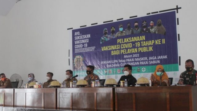 Mulai Besok, Pelaksanaan Vaksinasi Covid-19 Sasar Pelayan Publik Di Luwu