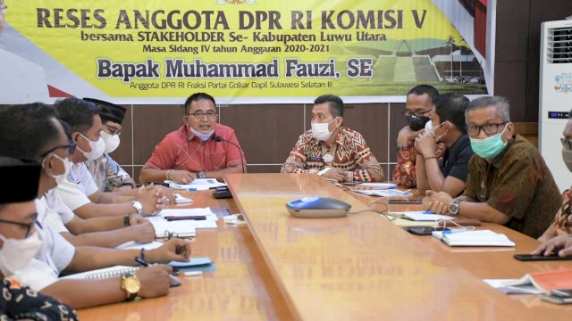 Reses Di Luwu Utara, Abang Fauzi : Pemulihan Pasca Banjir Bandang Paling Mendesak