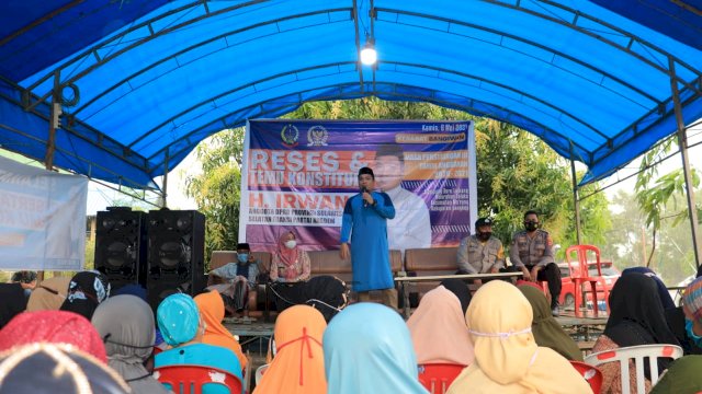 Reses di Pangkep H Irwan Serap Aspirasinya Rakyat