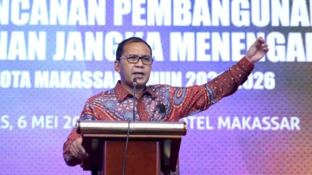 Wali Kota Makassar Mohammad Ramdhan Danny Pomanto Memberikan Arahan Saat Pembukaan Musrembang RPJMD Kota Makassar 
