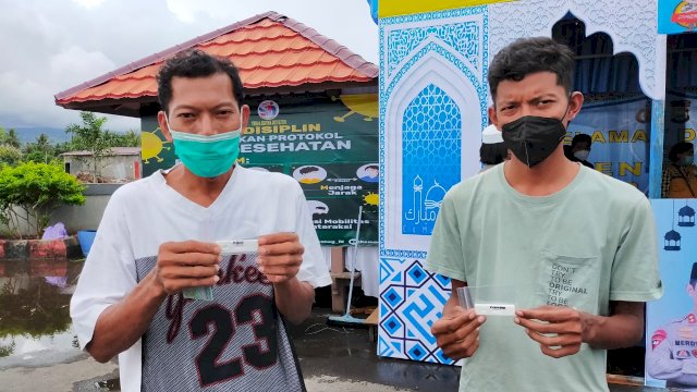 Melintas di Bantaeng, Pengendara Dapat Swab Antigen Gratis