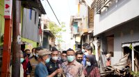Plt Gubernur Sulsel Sisir Lokasi Kebakaran Padat Penduduk di Makassar yang Menghabiskan 30 Rumah 41 KK