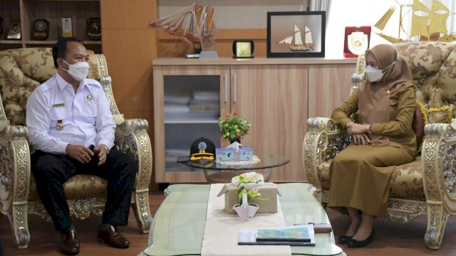 Kepala BNN Kota Palopo Temui Bupati Luwu Utara. Bahas Program Desa Bersih Narkoba