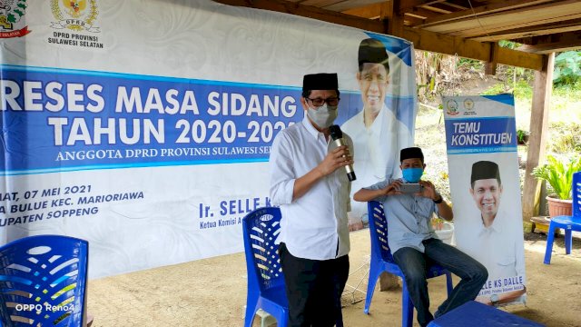 Selle Tinjau dan Bakal Perjuangkan Jalan Palanro