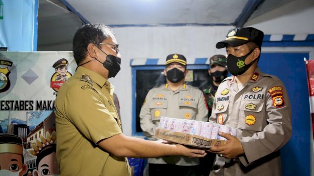 Walikota Danny Pomanto Dampingi Plt Gubernur Sulsel Pantau Pos Pengamanan Lebaran