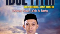 Idul Fitri Ditengah Pandemi, Ini Pesan Syahar di Hari Raya Idul Fitri 1442 H